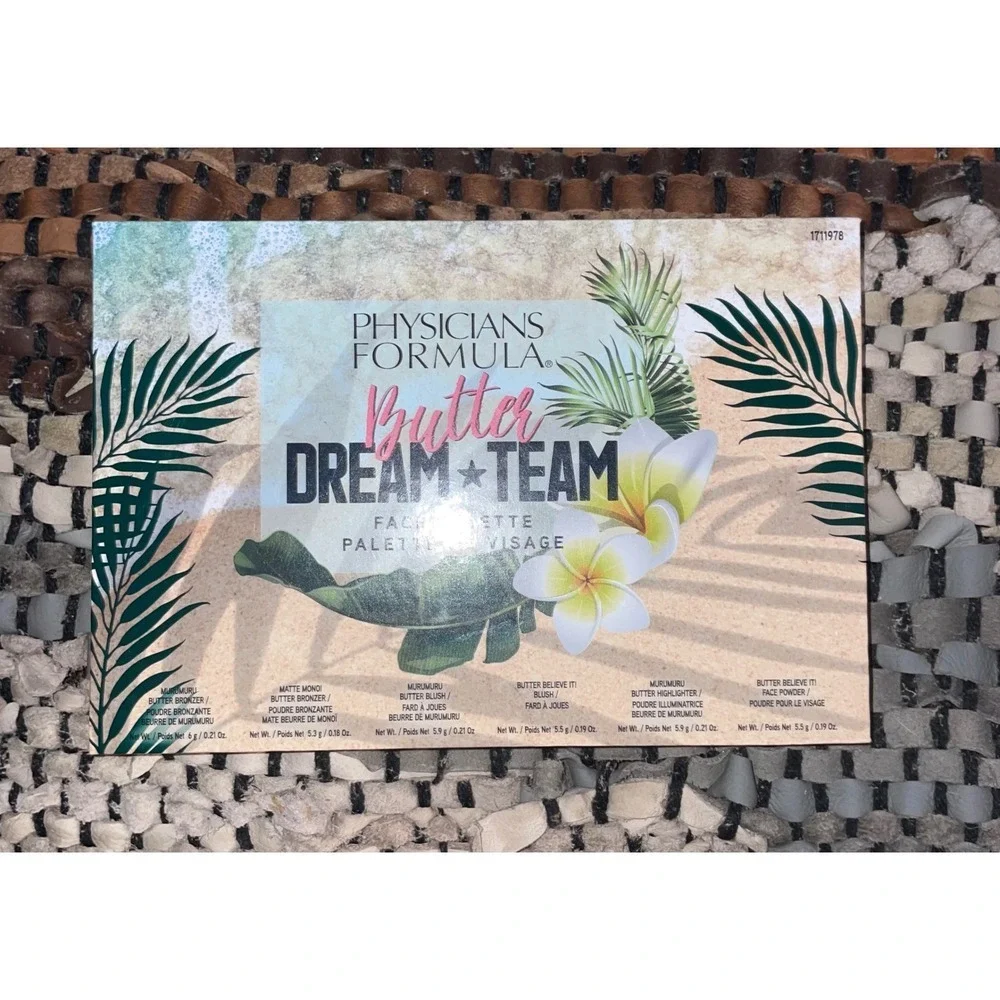 Physicians Formula Butter Dream Team‎ Face Palette Bronzer Blush Highlighter NWT